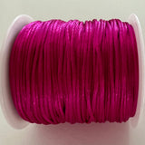 Cordon de Nylon - Fuschia  1 mm (au mètre)