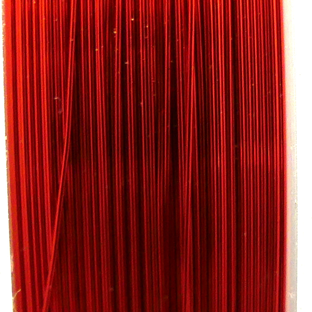 Fil de cuivre 0.3 mm - Rouge