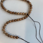 Ronde 8 - Perles en bois naturel clair (10 pces)