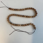 Ronde 8 - Perles en bois naturel clair (10 pces)