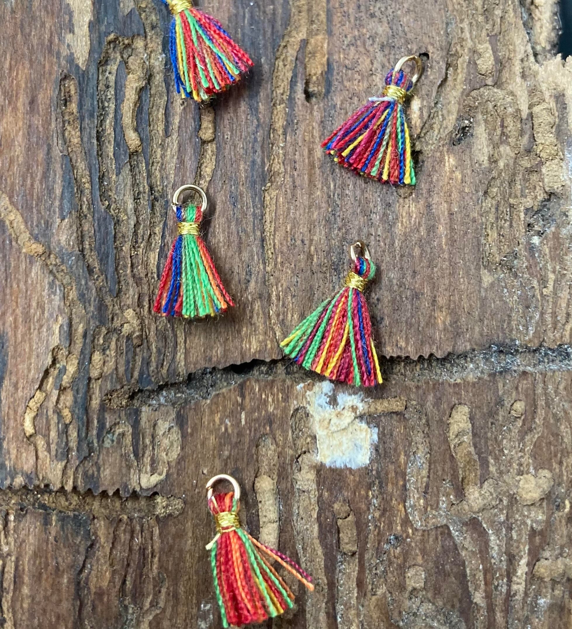 Mini pompon Multi-colors