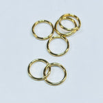 Anneau 16G / 13x1.5 mm - Doré (10 pces)