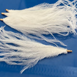 Pendentif - Plume d'autruche Blanche (1pce)