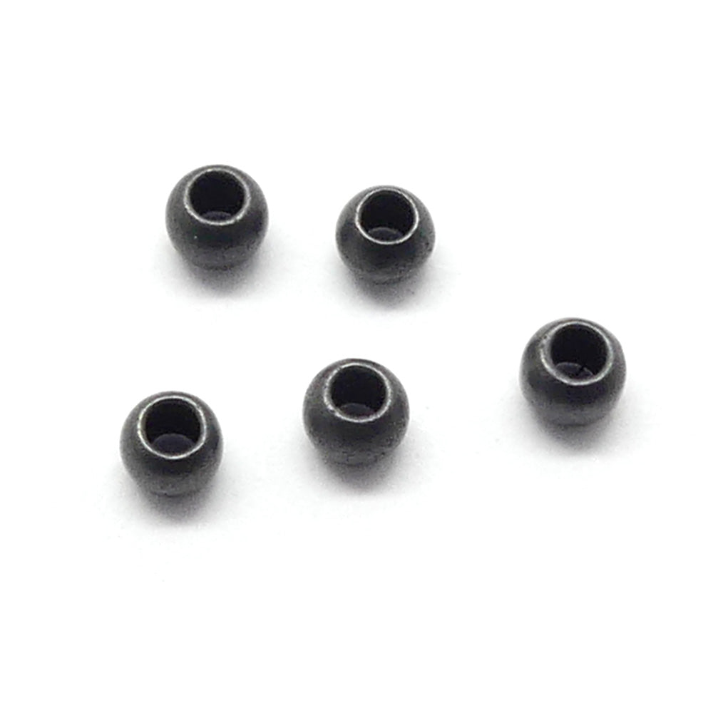 Perle à écraser - Noir 1.3 mm