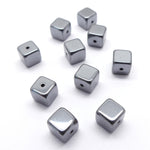 Cube 6x6 - Hematite (5 pces)