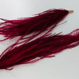 Pendentif - Plume d'autruche Bordeau (1 pce)