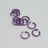 Anneau 20G / 5 mm - lumière Pourpre  (10 pces)