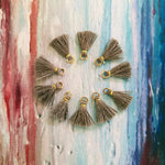 Mini pompon Gris souris