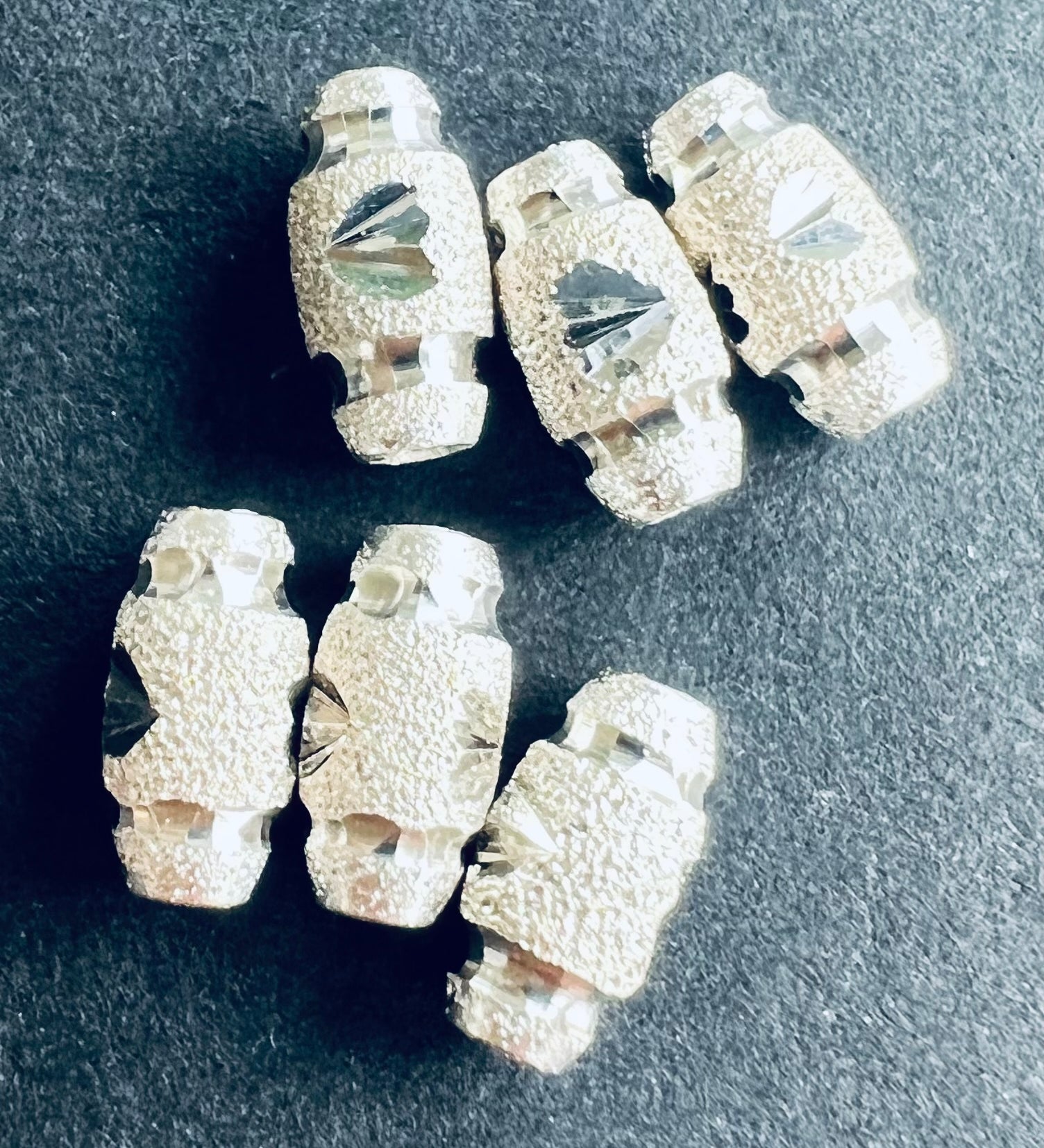 Perle Baril Argent Sterling 6x3mm (la pièce)