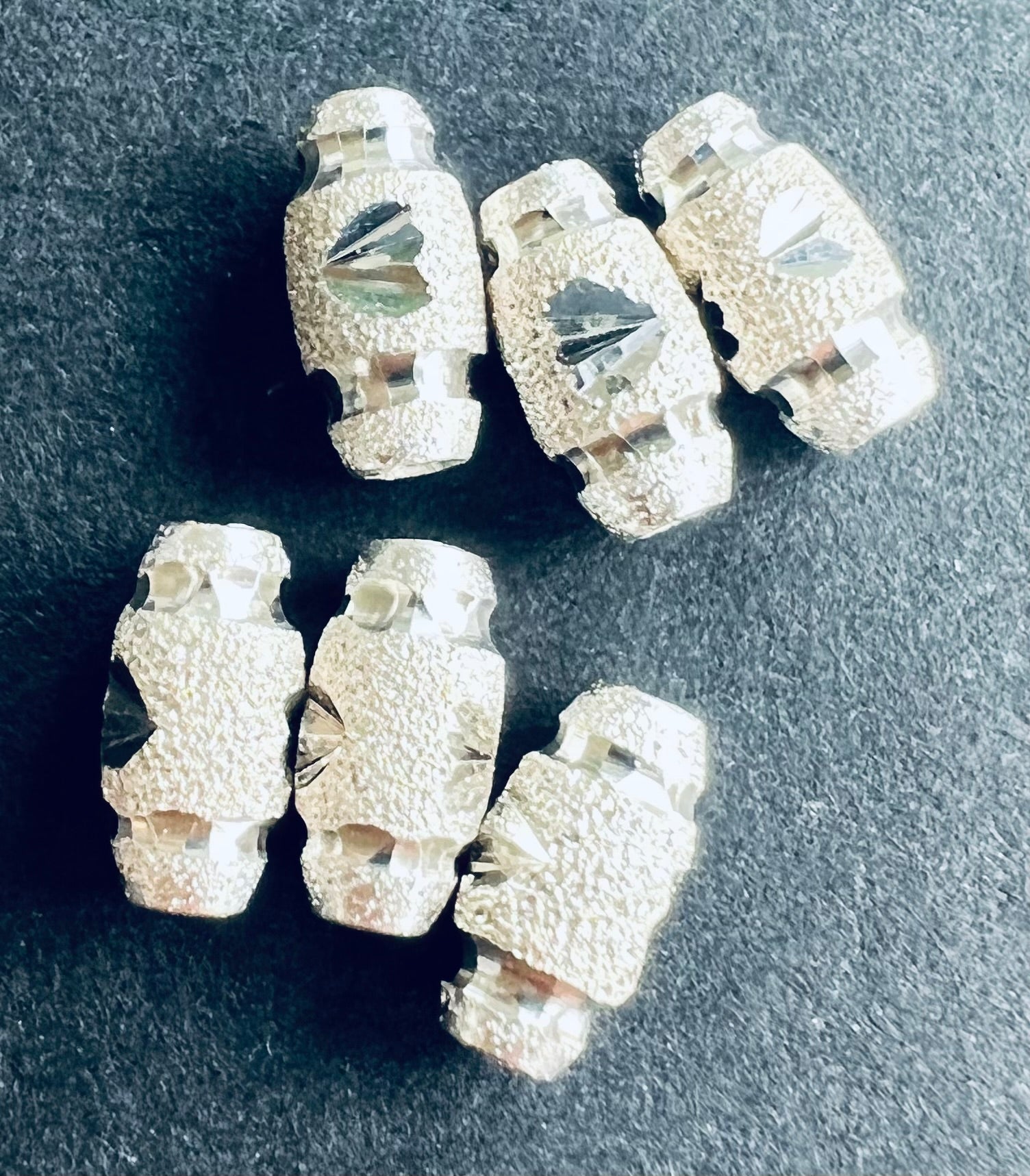 Perle Baril Argent Sterling 6x3mm (la pièce)