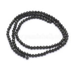 Ronde 3 - Facettée - Obsidienne (10 pces) 