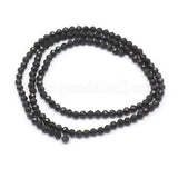 Ronde 2- Facettée - Obsidienne (10 pces) 