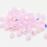 Bicone 4 - Rose Alabaster AB (25 pces)