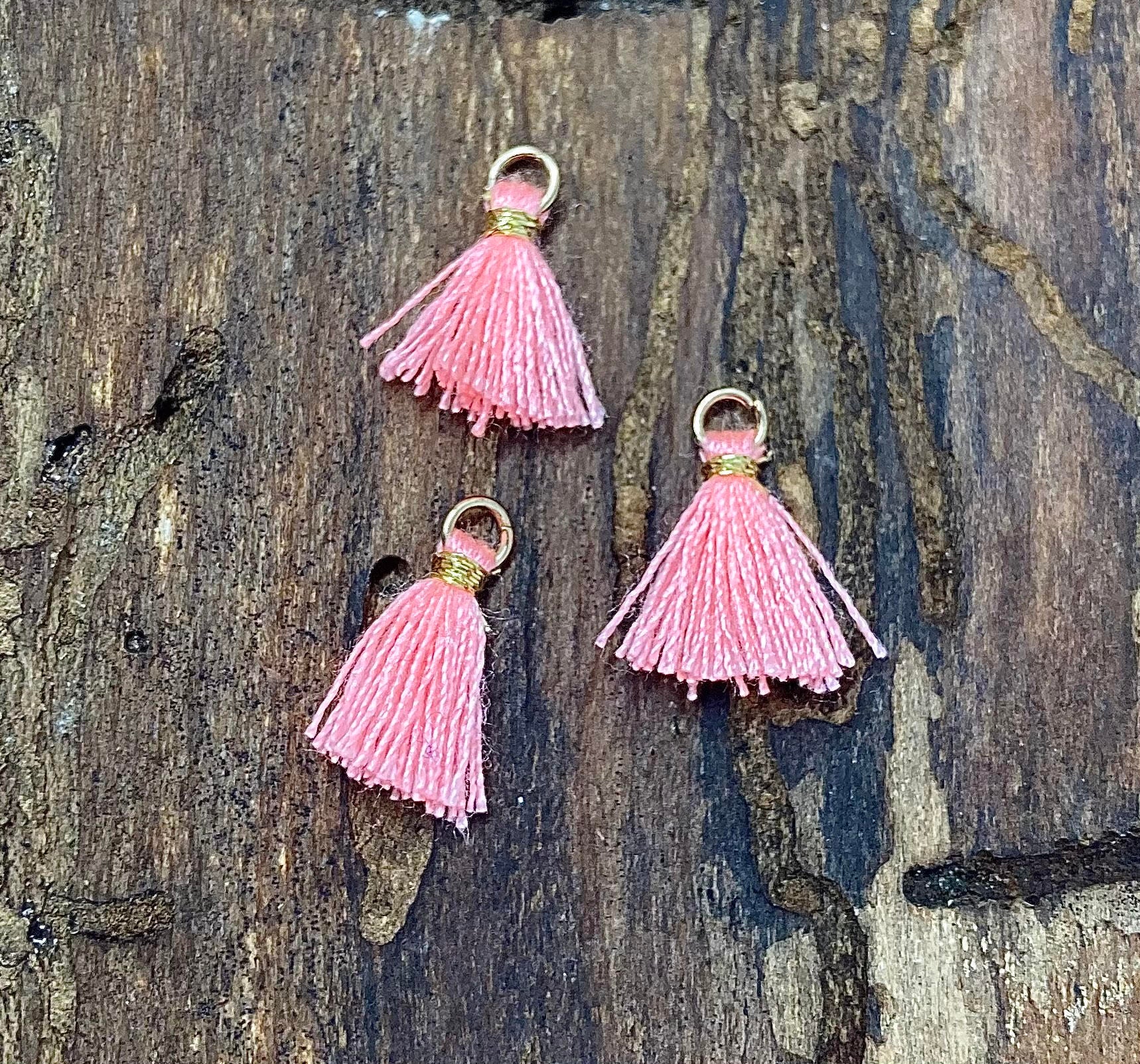 Mini pompon Rose saumon (1pce)