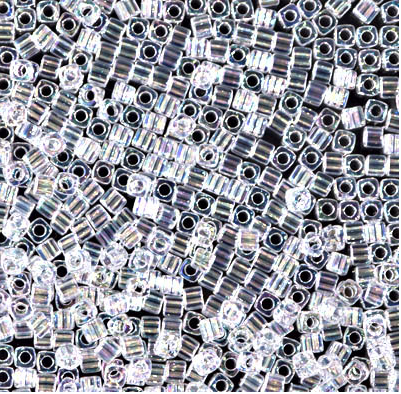 Perle carrée Miyuki Cristal AB (1.8mm)