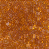 Perle carrée Miyuki Topaze Transparente (3mm)