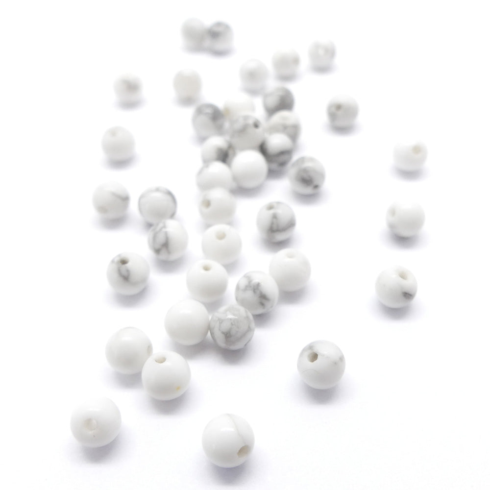 Ronde 4 - Howlite (10 pces)
