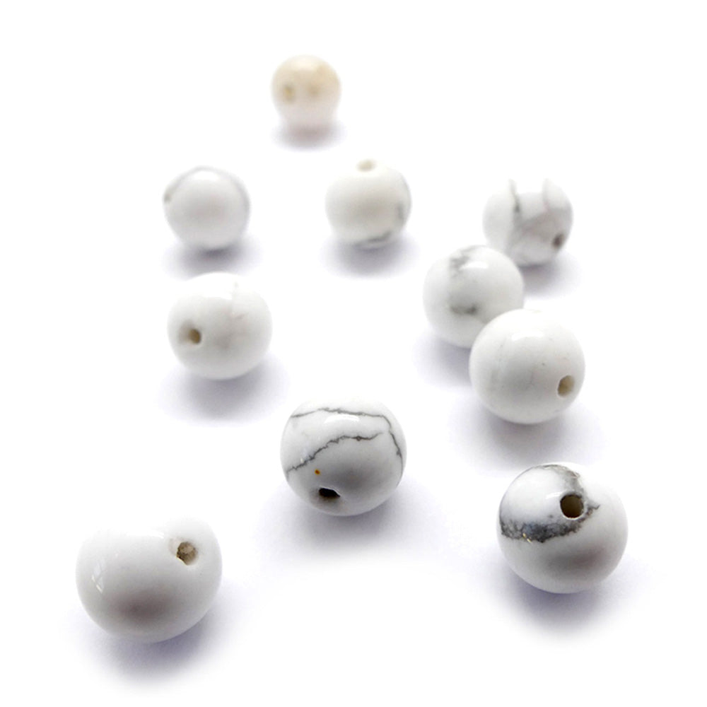 Ronde 8 - Howlite (10 pces)