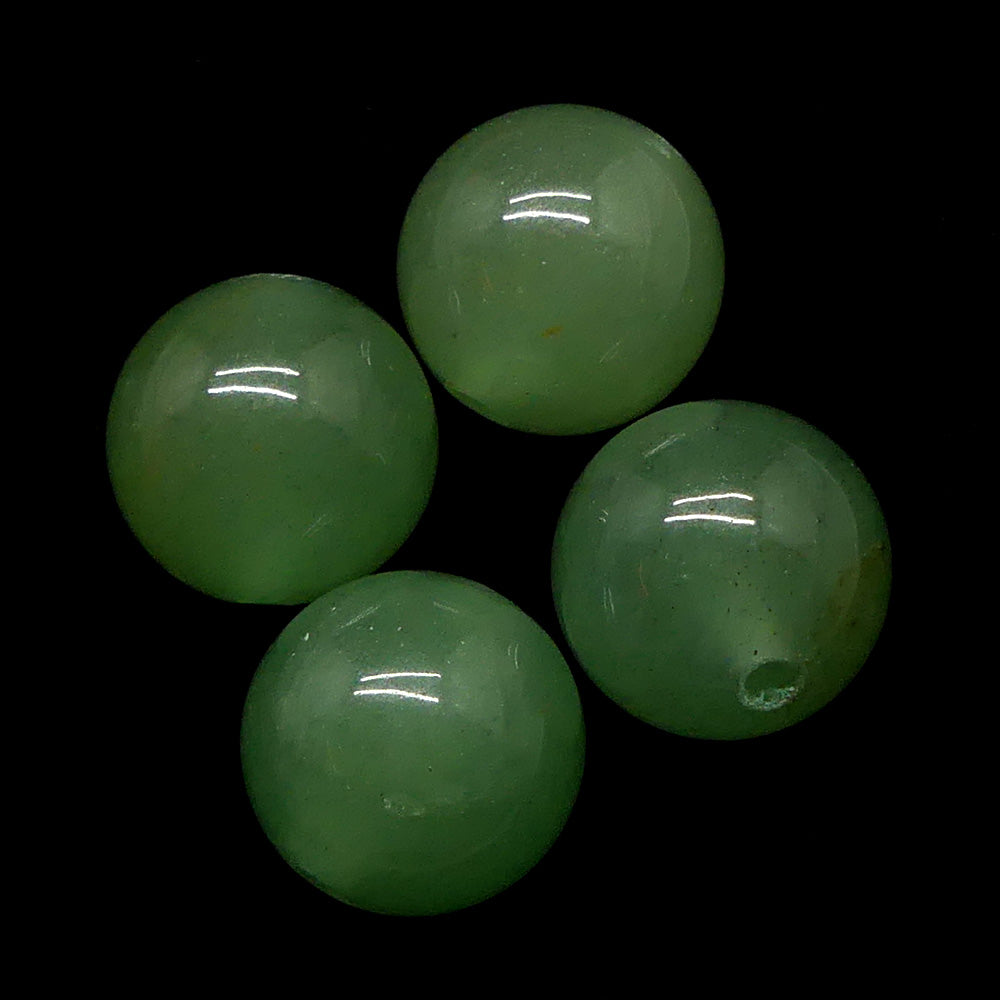 Ronde 12 - Aventurine naturelle lightgreen (5 pces)