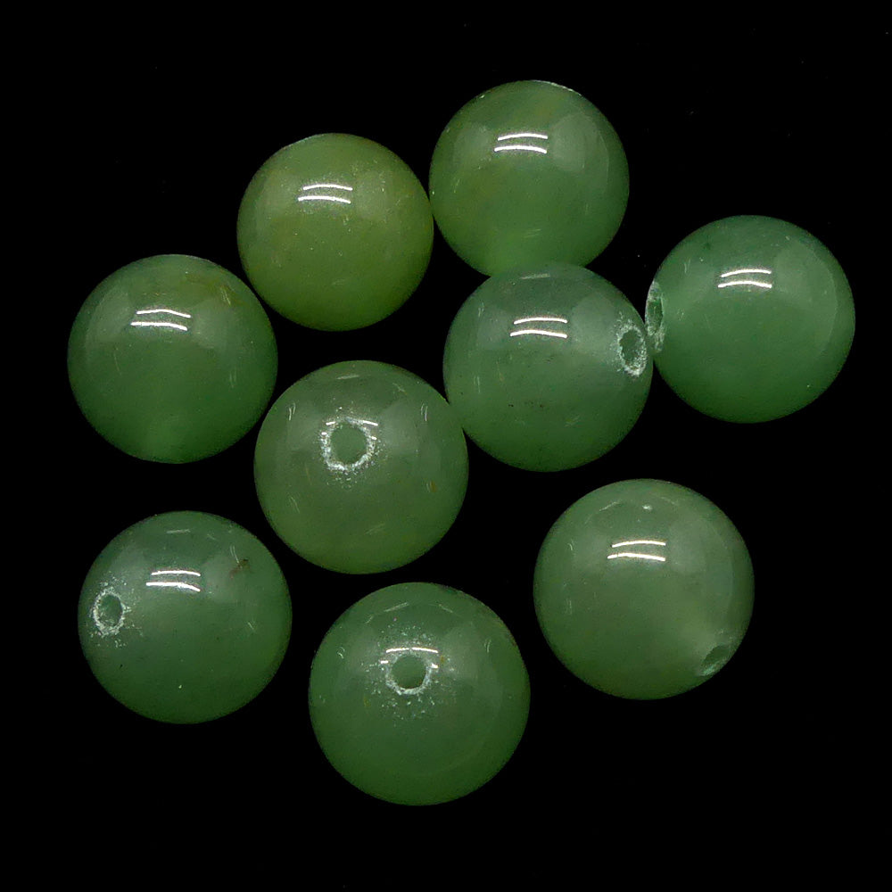 Ronde 12 - Aventurine naturelle lightgreen (5 pces)