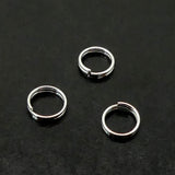 Anneau fendu en argent 5 mm (10 pces)