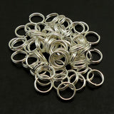 Anneau fendu en argent 6 mm (10 pces)