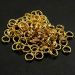 Anneau fendu or 6 mm (10 pièces)