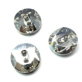 Bouton rond asymétrique 12 - Diamant Noir (1 pce)