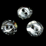 Bouton rond asymétrique 12 - Cristal CAL (1 pce)