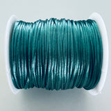 Cordon de Nylon - Turquoise Foncé 1 mm (au mètre)