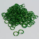 Anneau 20G / 5 mm - Vert Argent (10 pces)