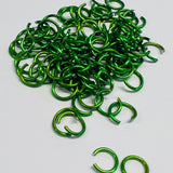 Anneaux 20G / 5 mm - Vert gazon (10 pces)