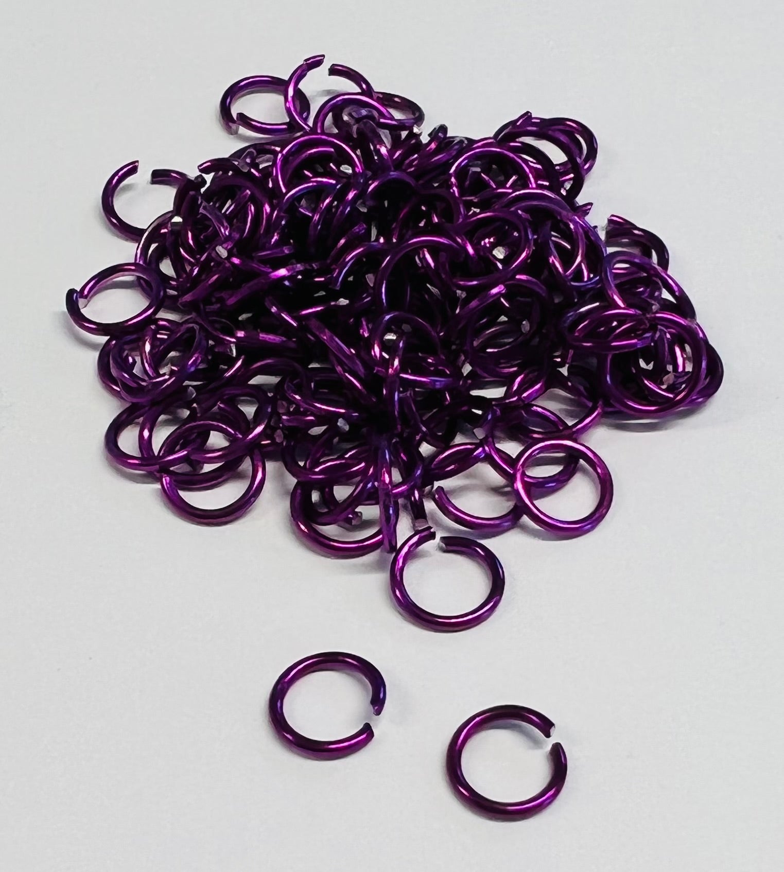 Anneau 20G / 5 mm - Pourpre  (10 pces)