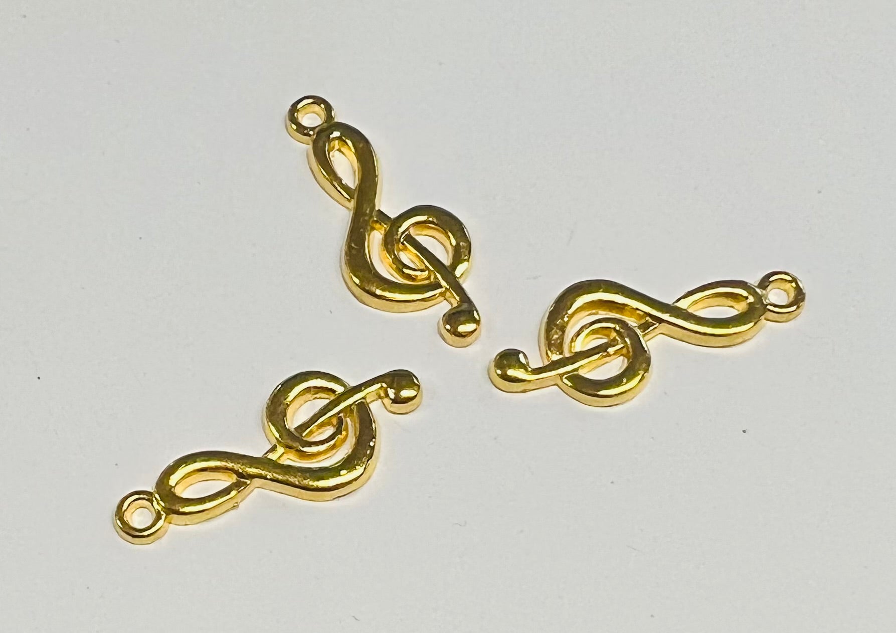 Clé de Sol - Dorée (1 pce)