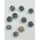 Perles de rhodonite naturelle, taillées à facettes - (10 pces)