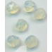 Perles d'opalite, taillées à facettes - (10 pces)