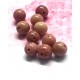 Ronde 6 - Rhodonite naturelle  (10 pces)