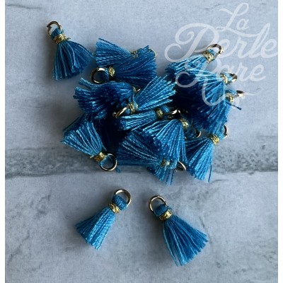 Mini pompon Bleu (1 pce)